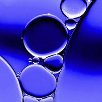 Buy canvas prints of Bubbles In Blue by Brian  Raggatt