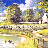 Buy canvas prints of County Connemara landscape scene by Brian  Raggatt