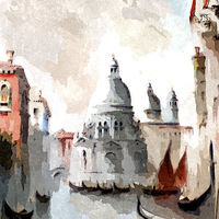 Buy canvas prints of Venice Days by Brian  Raggatt