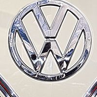 Buy canvas prints of Volkswagen VW Camper Logo Badge by Brian  Raggatt