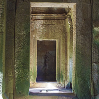 Buy canvas prints of  Doorways Angkor by Brian  Raggatt