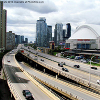 Buy canvas prints of Gardiner Expressway, Toronto by Eva Kato