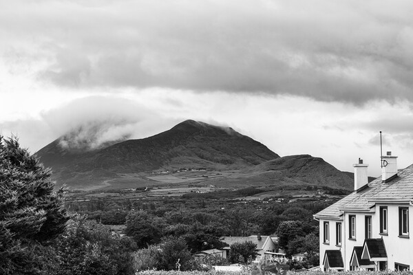Croagh Patrick in cloud, Mayo, Ireland Picture Board by Phil Crean