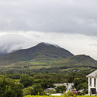 Buy canvas prints of Croagh Patrick in cloud, Mayo, Ireland by Phil Crean