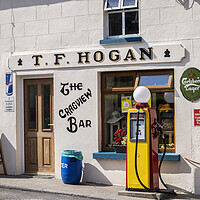 Buy canvas prints of Old style shop Bar and Petrol station, Grange, Tipperary, Ireland by Phil Crean