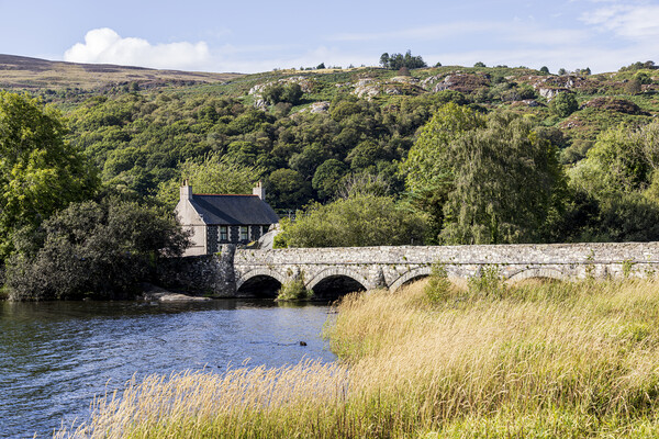 Pont Pen y Llyn bridge Llanberis Wales Picture Board by Phil Crean