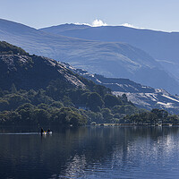 Buy canvas prints of Llyn Pardan lake Llanberis Wales by Phil Crean