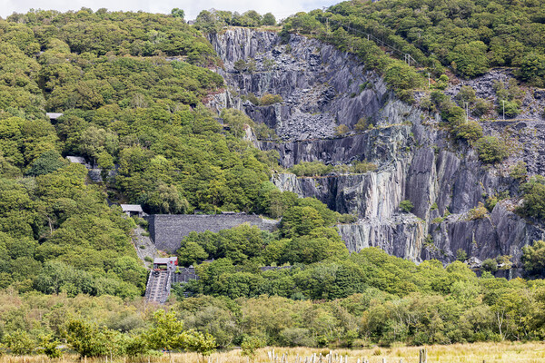 Vivian slate quarry, Llanberis Wales Picture Board by Phil Crean