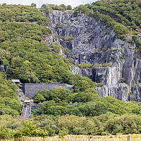 Buy canvas prints of Vivian slate quarry, Llanberis Wales by Phil Crean