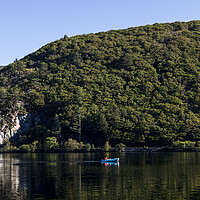 Buy canvas prints of Kayak on Llyn Pardan lake Llanberis Wales by Phil Crean
