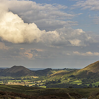 Buy canvas prints of Carding Mill Valley in dappled sunlight Shropshire by Phil Crean