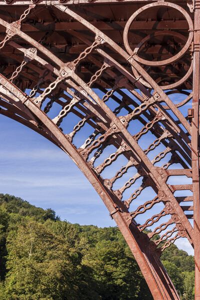 Ironbridge structural detail Shropshire Picture Board by Phil Crean