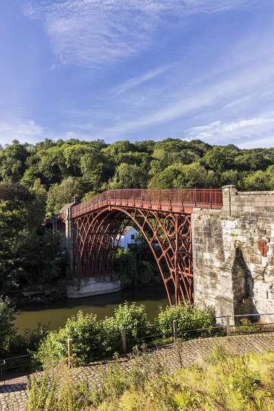 The Iron Bridge Shropshire Picture Board by Phil Crean