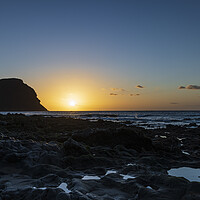 Buy canvas prints of Sunrise at Tejita beach, Tenerife by Phil Crean
