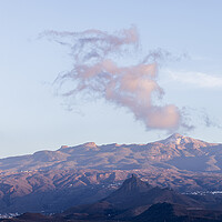 Buy canvas prints of Cloud over Mount Teide Tenerife by Phil Crean
