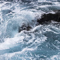 Buy canvas prints of Abstract seascape swirling seas Tenerife by Phil Crean