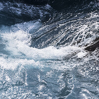 Buy canvas prints of Abstract seascape swirling seas Tenerife by Phil Crean