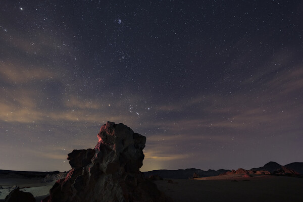 Night sky Tenerife Picture Board by Phil Crean