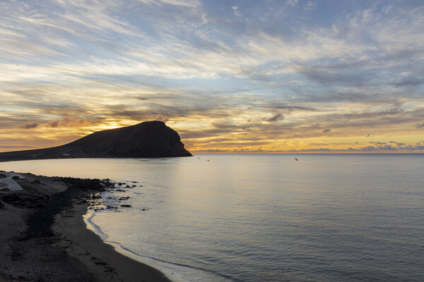 Clouds at dawn over Tejita Tenerife Picture Board by Phil Crean