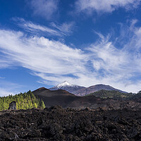 Buy canvas prints of Mount Teide and Chinyero, Tenerife by Phil Crean