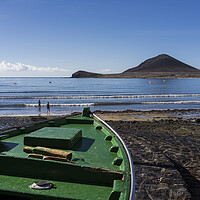 Buy canvas prints of Prow of boat on the beach at El Medano, Tenerife by Phil Crean