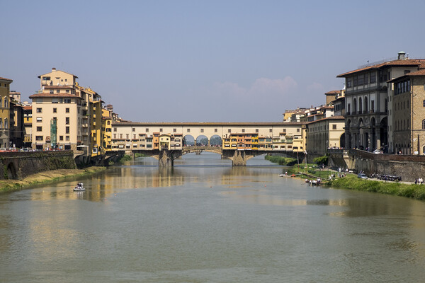 Ponte Vecchio Florence Italy Picture Board by Phil Crean