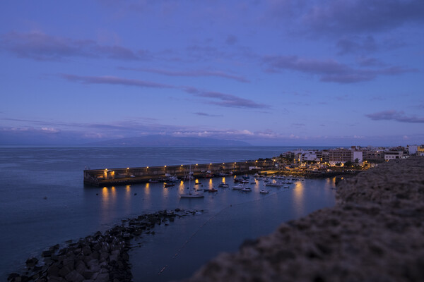 Playa San Juan harbour at dusk, Tenerife Picture Board by Phil Crean