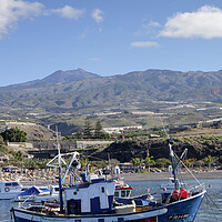 Buy canvas prints of Fishing boat in Playa San Juan Tenerife by Phil Crean