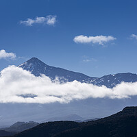 Buy canvas prints of Mount Teide and clouds Tenerife by Phil Crean