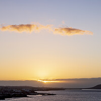 Buy canvas prints of Dawn at Montaña Roja Tenerife by Phil Crean