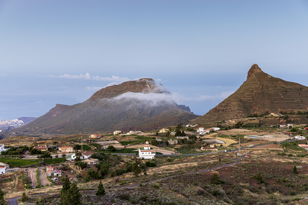 Roque del Conde and Imoque Tenerife Picture Board by Phil Crean