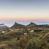 Buy canvas prints of Full moon Tenerife dawn by Phil Crean