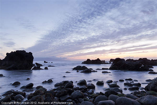 Rocky coast at twilight, Tenerife Picture Board by Phil Crean