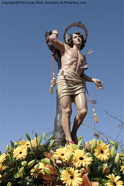 San Sebastian, effigy at fiesta, Tenerife Picture Board by Phil Crean