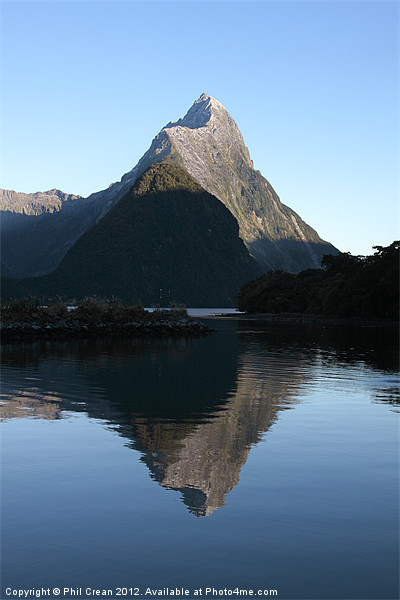 Milford sound New Zealand Picture Board by Phil Crean