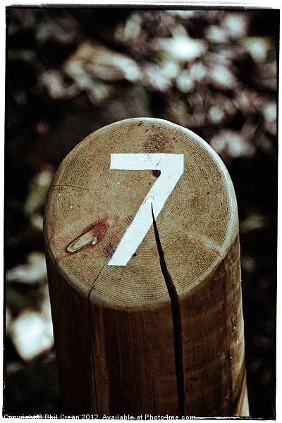 Number 7 Picture Board by Phil Crean