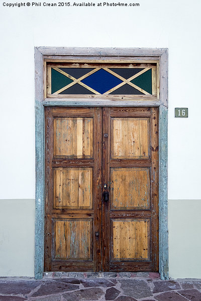  Old Spanish door, Tenerife Picture Board by Phil Crean