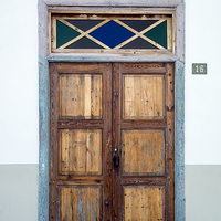 Buy canvas prints of  Old Spanish door, Tenerife by Phil Crean