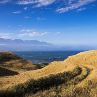 Buy canvas prints of Kaikoura peninsula in evening light, New Zealand. by Phil Crean