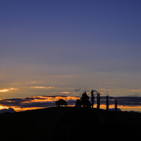 Buy canvas prints of  Last light over Waitomo, New Zealand by Phil Crean