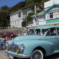 Buy canvas prints of Vintage Morris Oxford in Wellington, New Zealand by Phil Crean