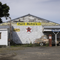 Buy canvas prints of  Disused petrol station New Zealand by Phil Crean