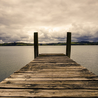 Buy canvas prints of  Waterfront jetty, New Zealand by Phil Crean