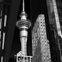 Buy canvas prints of Auckland sky tower New Zealand by Phil Crean