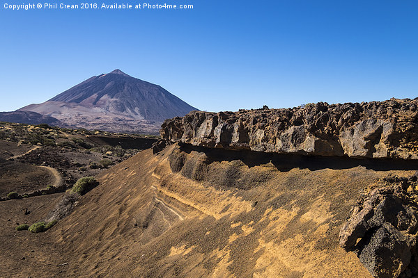  Volcanic landscape, Teide, Tenerife. Picture Board by Phil Crean
