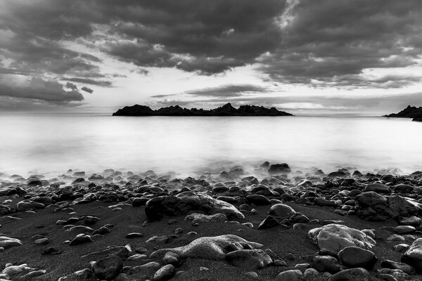 Outdoor seascape rocky beach Picture Board by Phil Crean