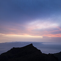 Buy canvas prints of Purple twilight over Masca by Phil Crean