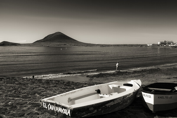 Old boats on the foreshore at El Medano, Tenerife Picture Board by Phil Crean
