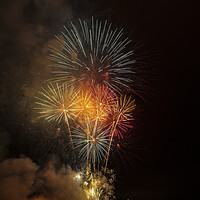 Buy canvas prints of Fireworks, Tenerife by Phil Crean