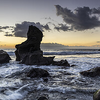 Buy canvas prints of Incoming tide and rocks by Phil Crean
